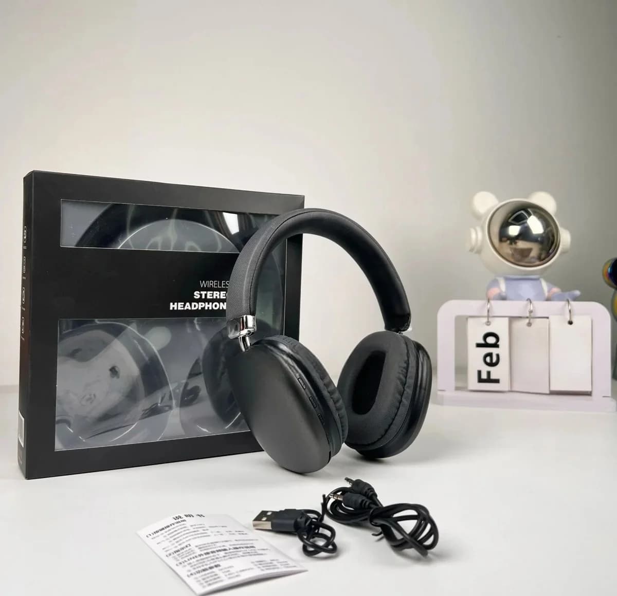 Bežične slušalice preko uha s Bluetoothom 5.4 i dugim trajanjem baterije