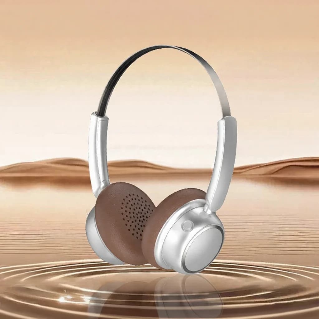 Retro bežične Bluetooth slušalice s metalnom trakom i dugim vijekom baterije