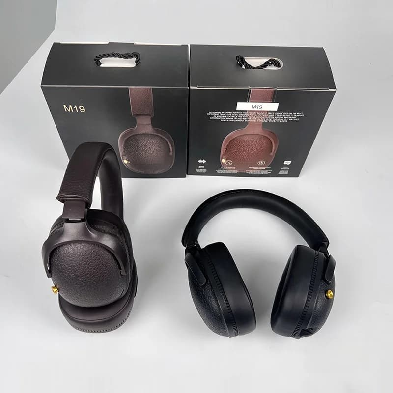 Retro nadušne Bluetooth slušalice bežični stereo headset s mikrofonom