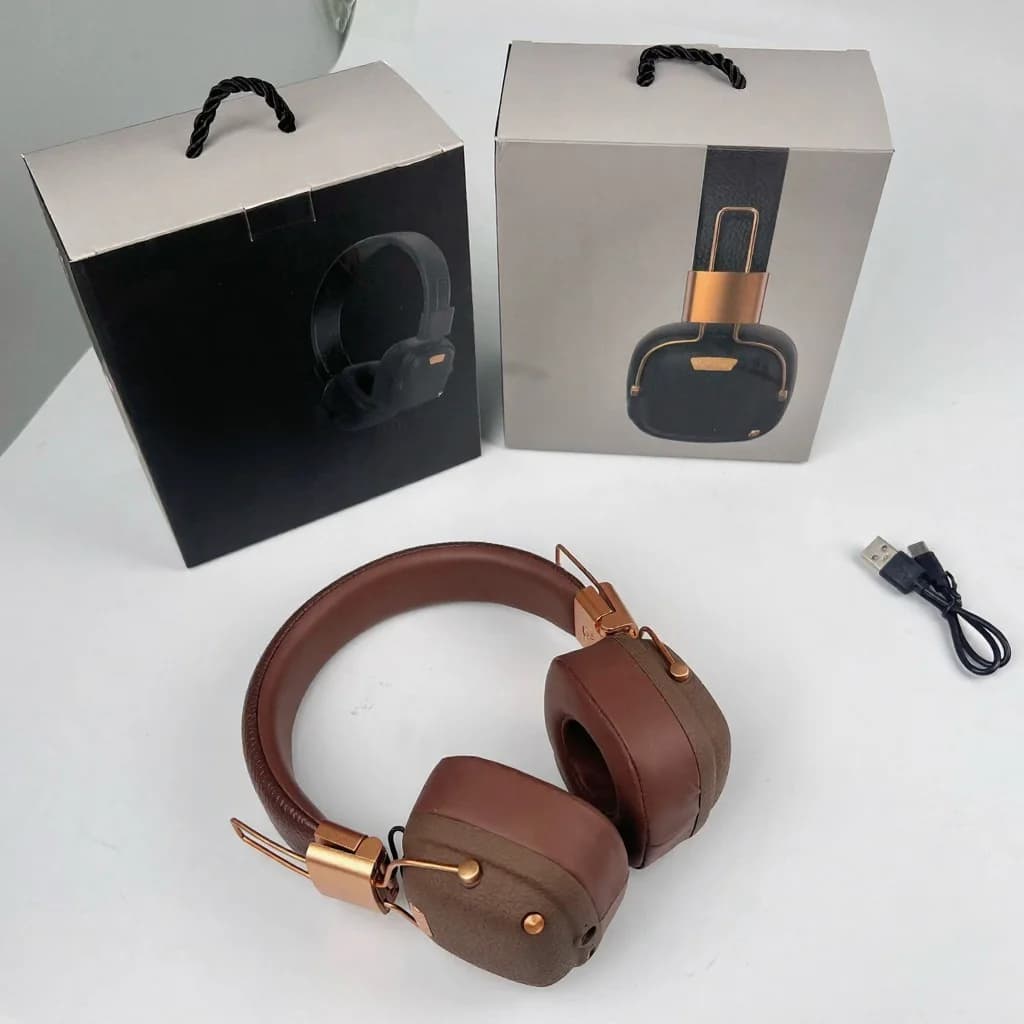 Retro bežične Bluetooth slušalice s EQ načinima zvuka