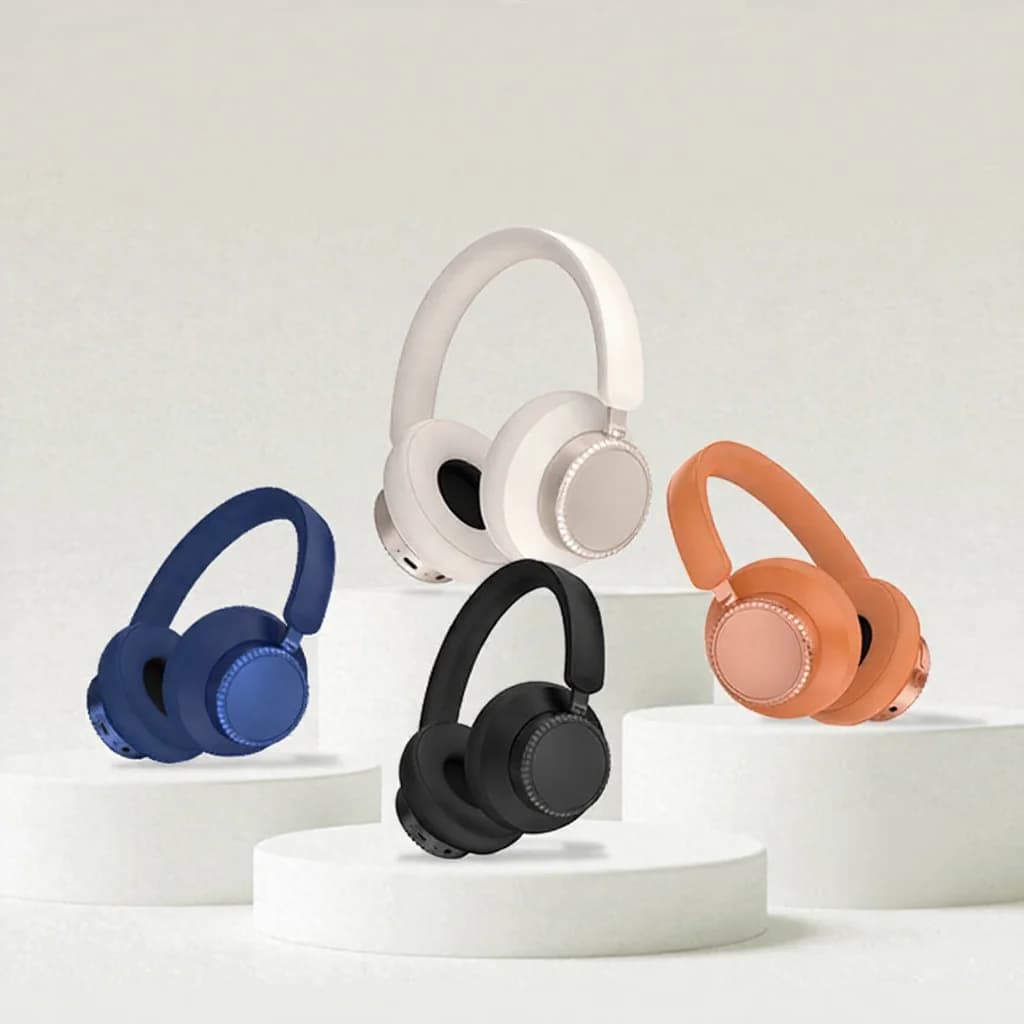 Bežične Bluetooth slušalice preko uha s aktivnim poništavanjem buke i mikrofonom