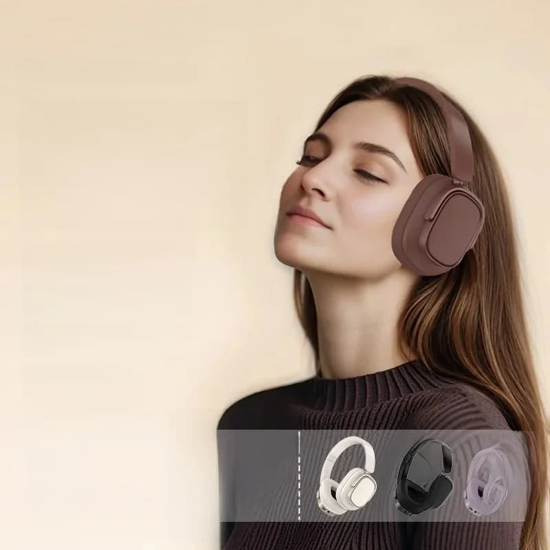 Retro Bluetooth slušalice preko uha s aktivnim poništavanjem buke