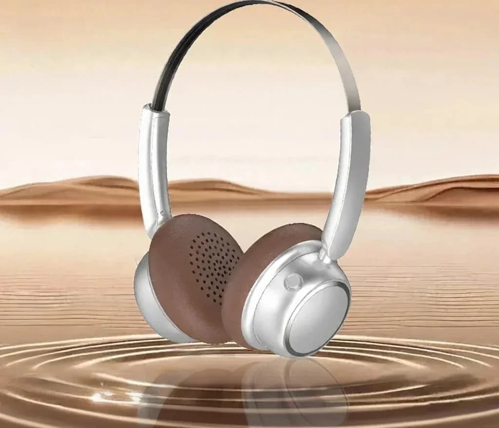 Retro bežične Bluetooth slušalice s metalnom trakom i dugim vijekom baterije