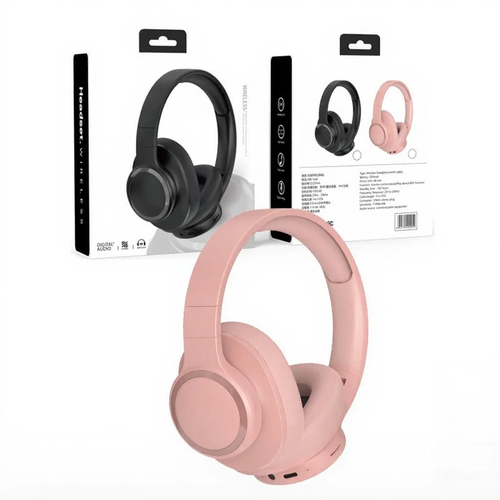 Bežične slušalice preko uha s dugotrajnom baterijom i Bluetoothom 5.4