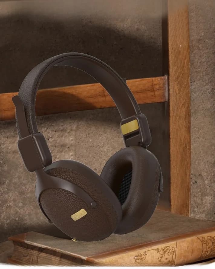 Retro bežične slušalice s Bluetoothom 5.4 i dugim vijekom trajanja baterije