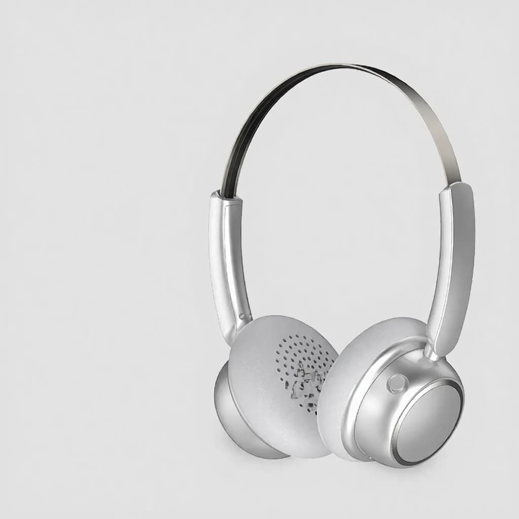 Retro bežične Bluetooth slušalice s metalnom trakom i dugim vijekom baterije