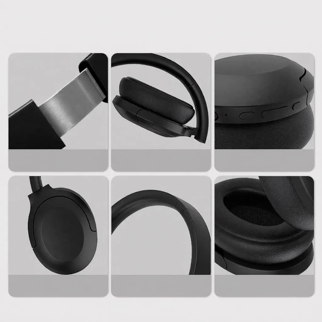 Bluetooth slušalice s aktivnim poništavanjem buke, nadušne, bežične 5.4