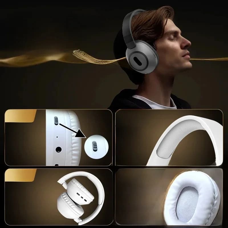 Bežične Bluetooth slušalice preko uha s dugim vijekom trajanja baterije