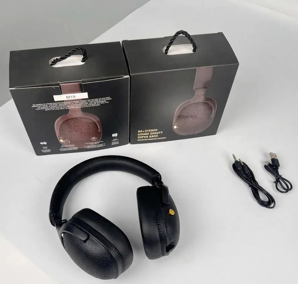 Retro navušne Bluetooth slušalice, bežični stereo headset s mikrofonom