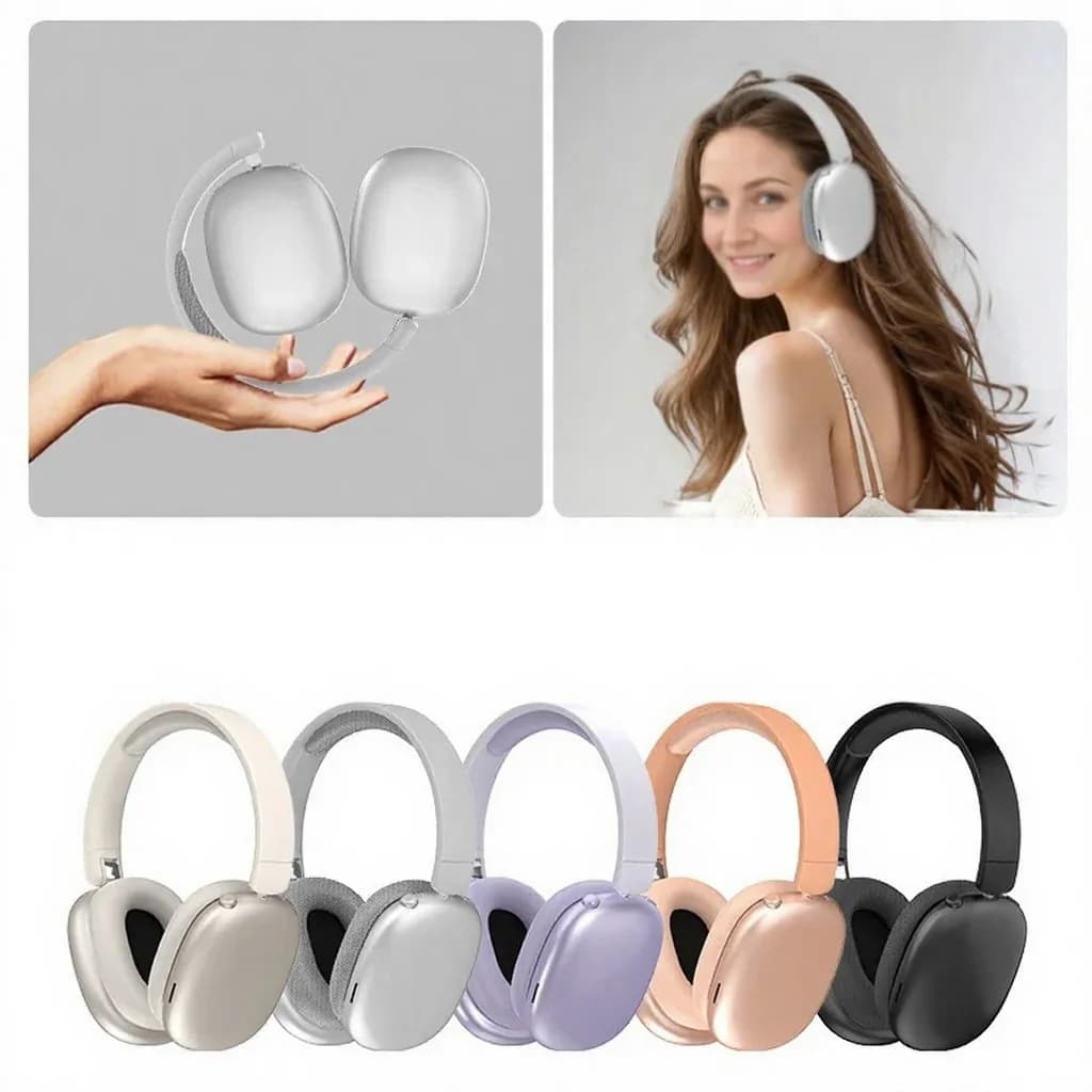 Bežične Bluetooth slušalice preko uha s FM radijom i utorom za TF karticu