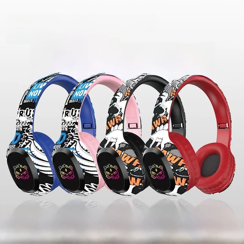 Bežične naušne slušalice s utorom za TF karticu i Bluetoothom