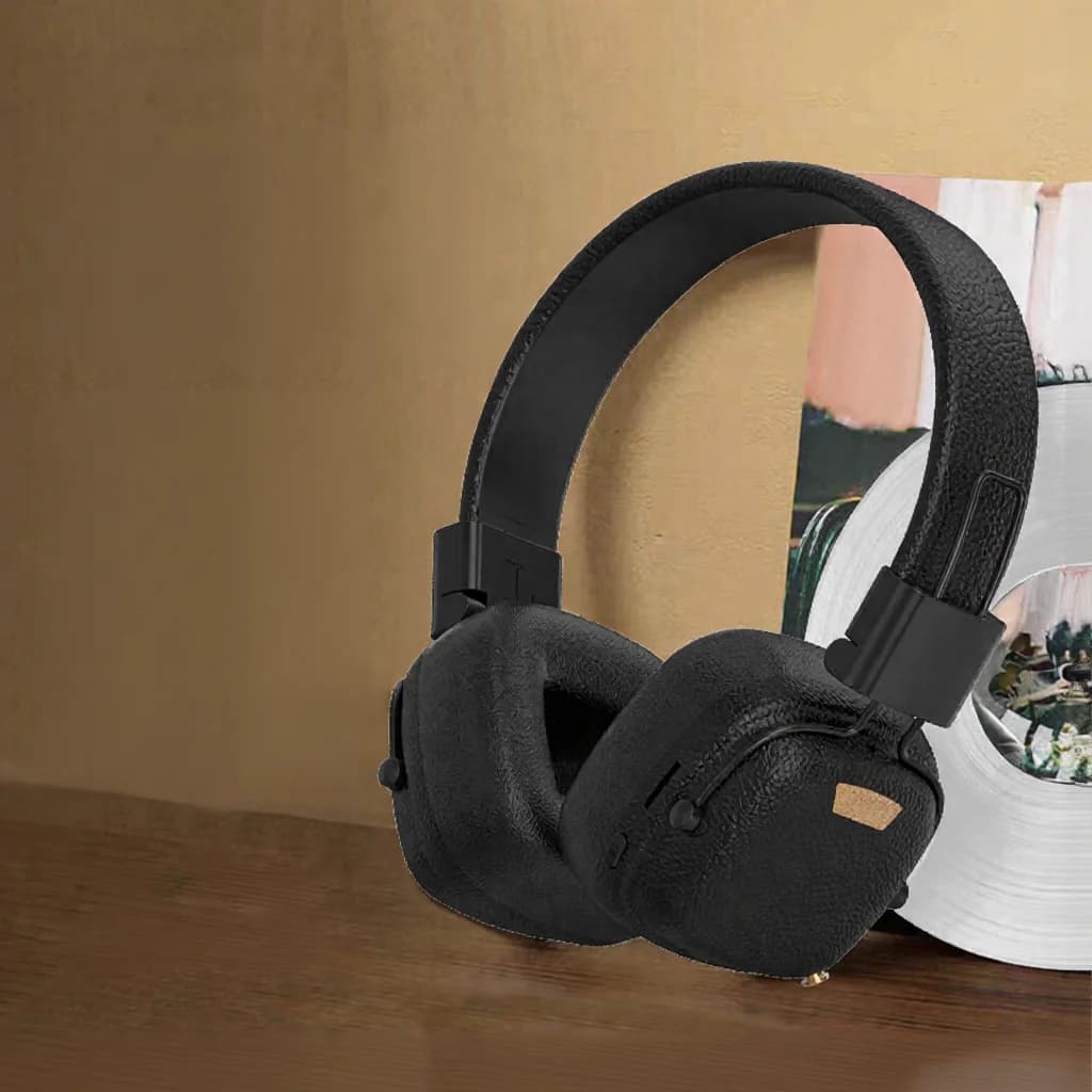 Retro nadušne Bluetooth slušalice s EQ načinima i sklopivim dizajnom
