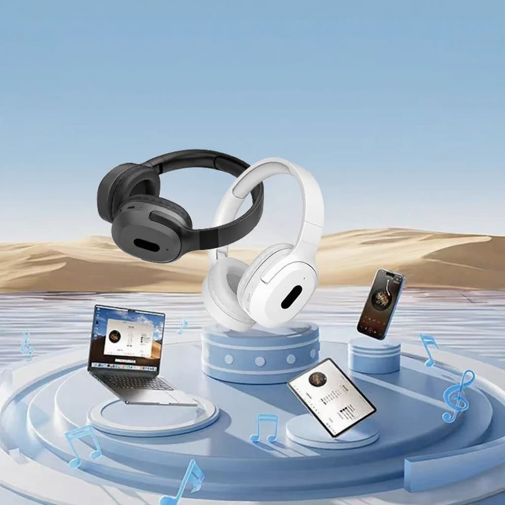 Bežične nadušne Bluetooth slušalice Type-C stereo glazba