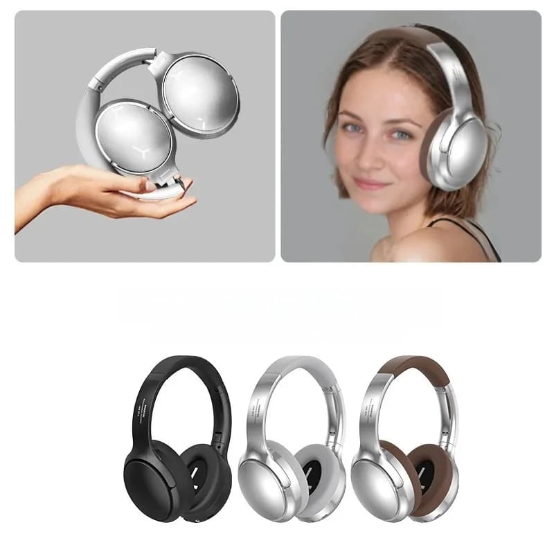 Retro nadušne Bluetooth slušalice s FM radiom i žičanim načinom