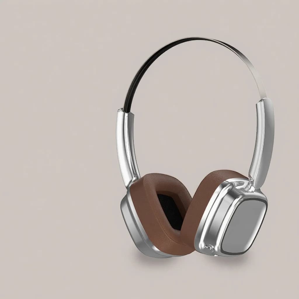 Retro bežične slušalice preko uha, Bluetooth 5.4, stereo bas