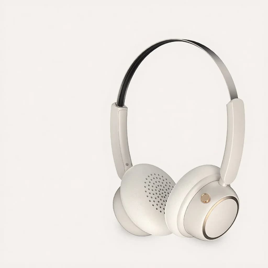 Retro bežične Bluetooth slušalice s metalnom trakom i dugim vijekom baterije