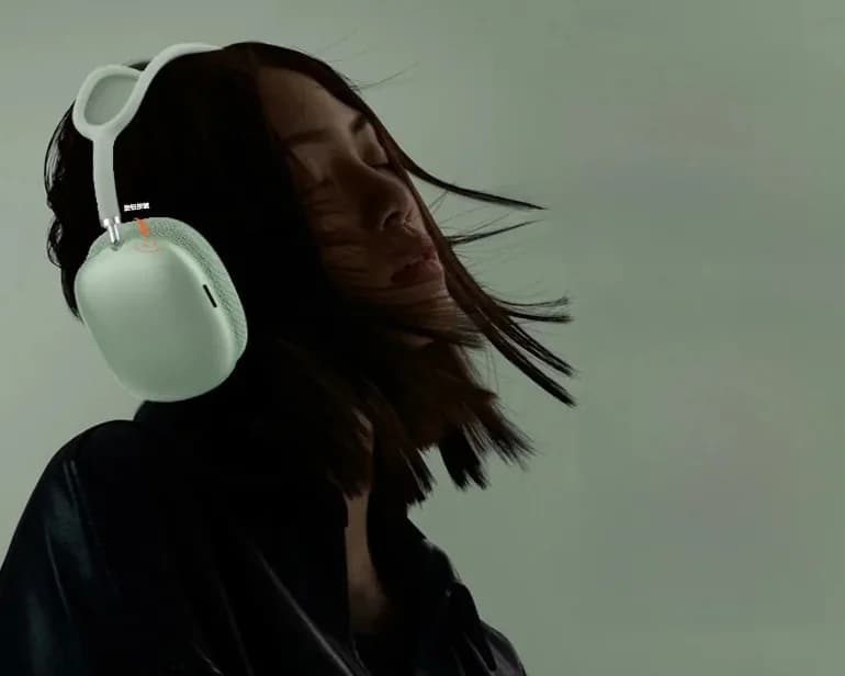 Bluetooth 5.4 slušalice s navušnicama, rotacijskim gumbom i FM radijem