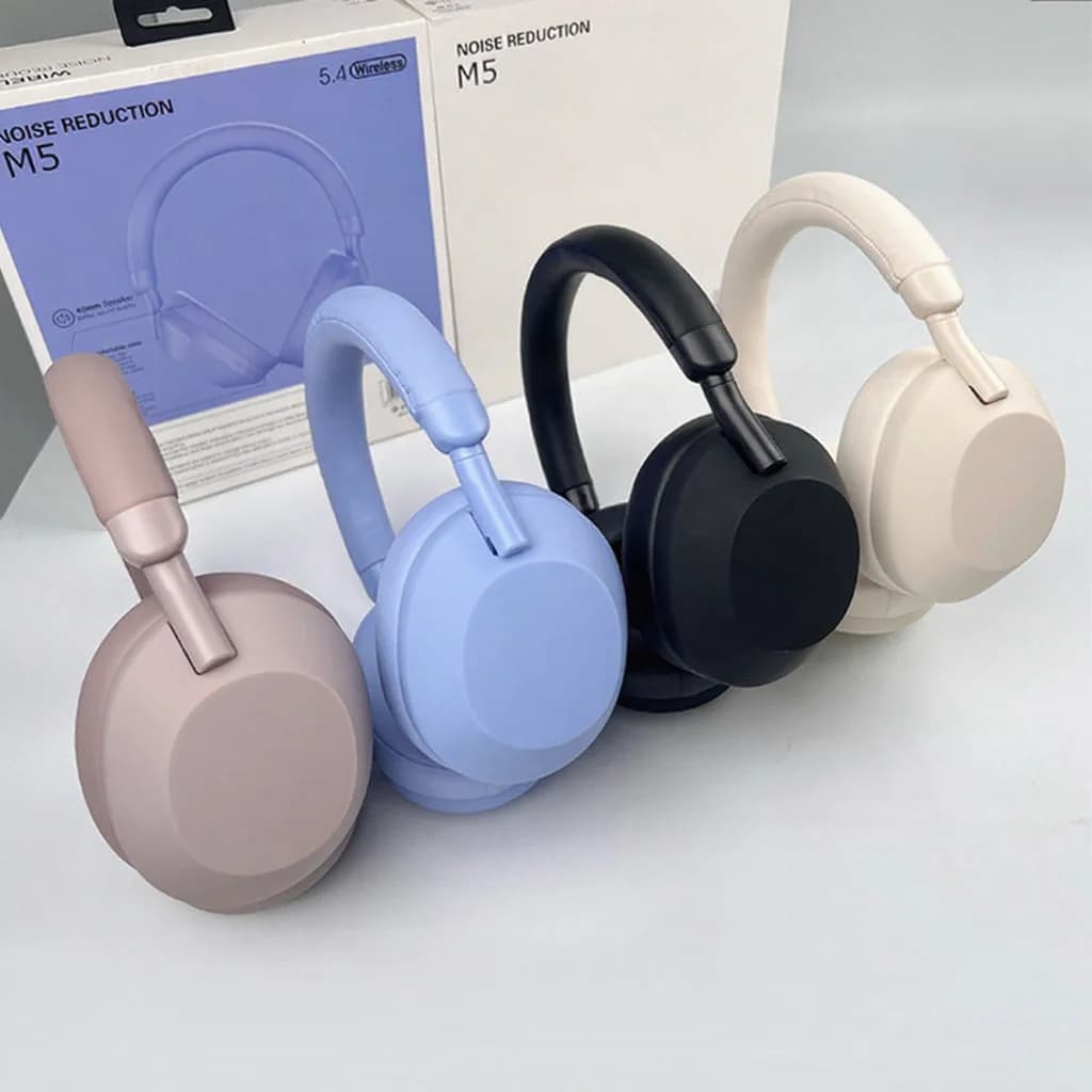 Bežične Bluetooth slušalice s aktivnim poništavanjem šuma, preko uha, stereo