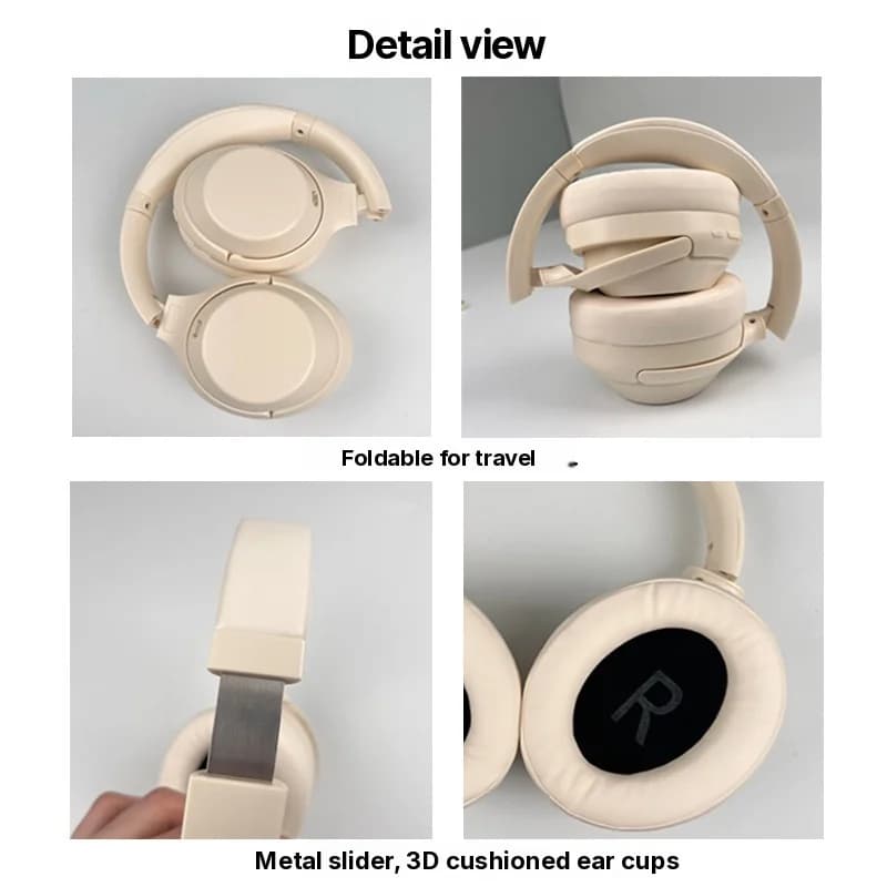 Bežične Bluetooth slušalice preko ušiju s aktivnim poništavanjem buke