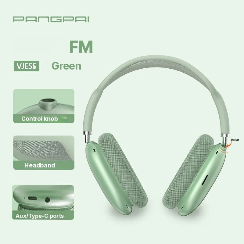 Bluetooth 5.4 navušne slušalice s rotacijskim gumbom i FM radijom