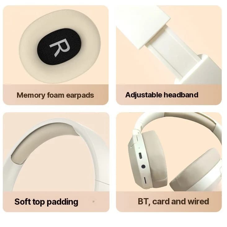 Bluetooth slušalice s basom, AUX i TF karticom