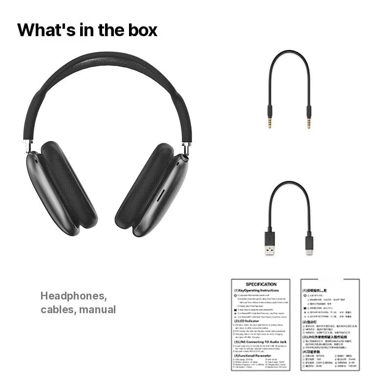 Bluetooth 5.4 navušne slušalice s rotacijskim gumbom i FM radijom