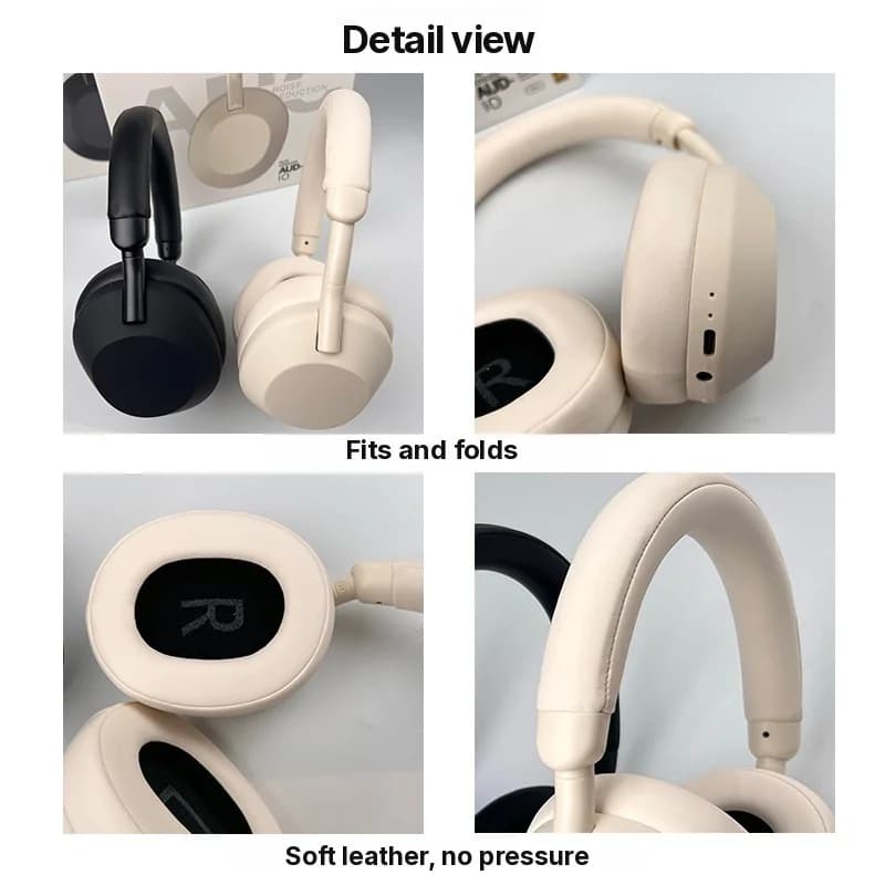 Bežične Bluetooth slušalice s aktivnim poništavanjem buke, stereo preko uha
