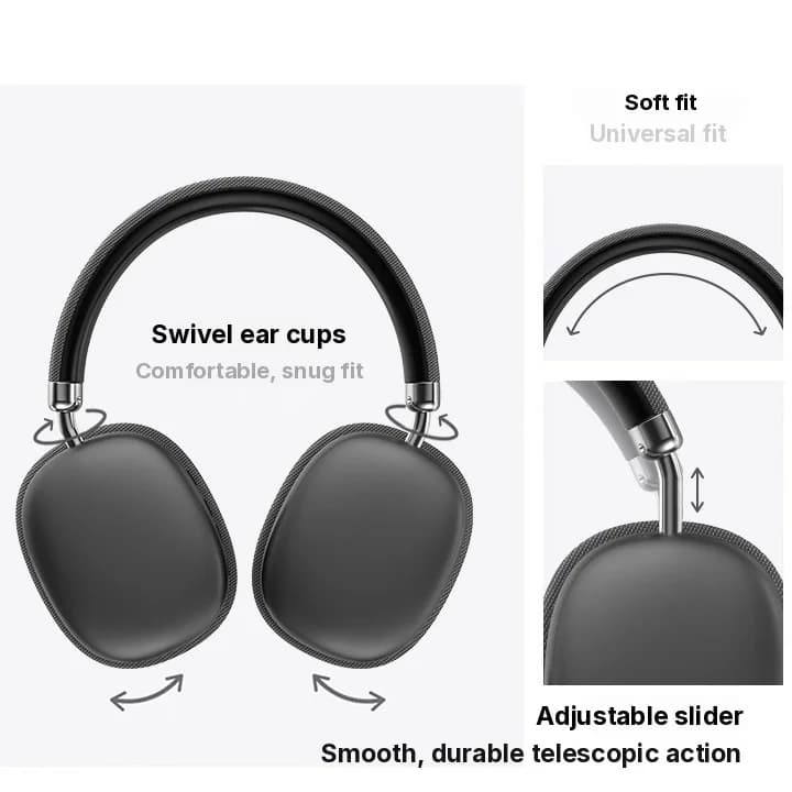 Bežične Bluetooth slušalice s dubokim basom i Type-C punjenjem