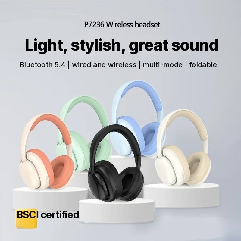 Bežične Bluetooth slušalice s FM radiom i utorom za TF karticu