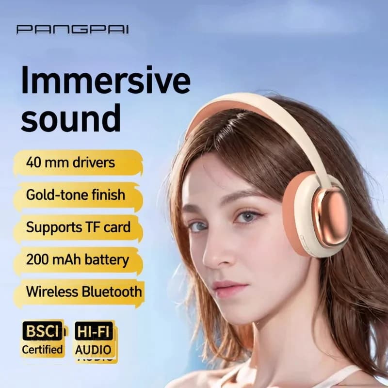 Bežične Bluetooth slušalice s mikrofonom i 40mm zvučnicima
