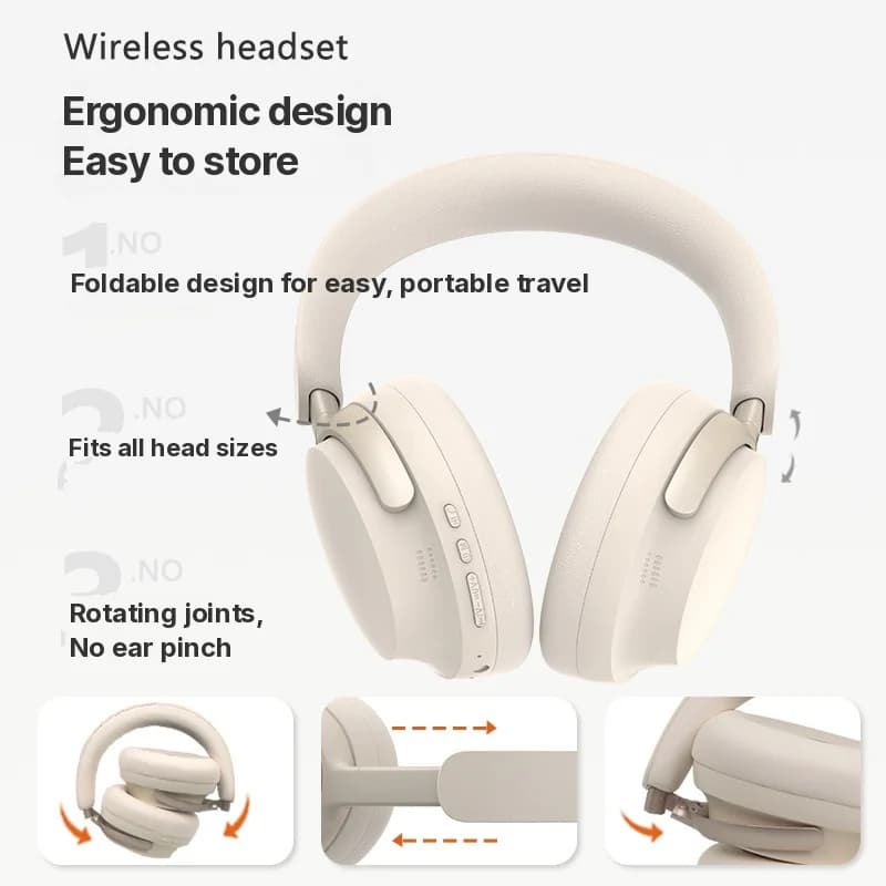 Bežične Bluetooth navušne slušalice s Type-C punjenjem i stereo zvukom