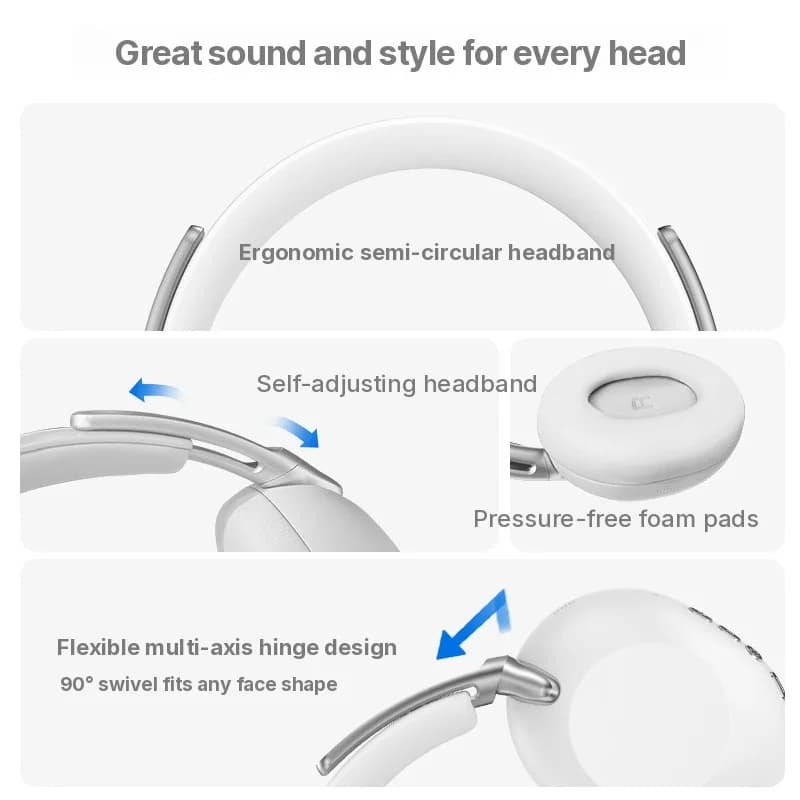 Nadošne bežične Bluetooth slušalice s aktivnim poništavanjem buke