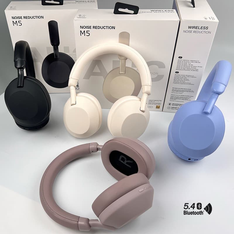 Bežične Bluetooth slušalice s aktivnim poništavanjem buke, stereo preko uha