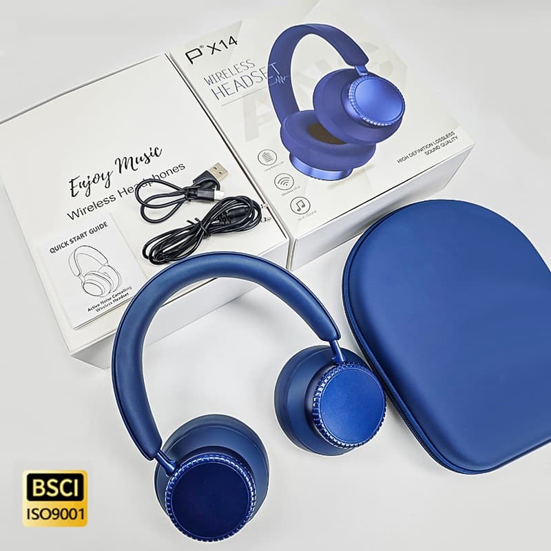 Bežične Bluetooth slušalice s aktivnim poništavanjem buke i mikrofonom