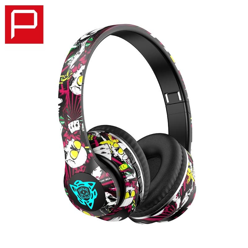 Bežične Bluetooth slušalice sa sklopivim grafiti dizajnom