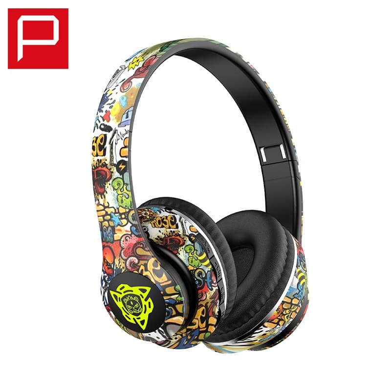 Bežične Bluetooth slušalice sa sklopivim grafiti dizajnom